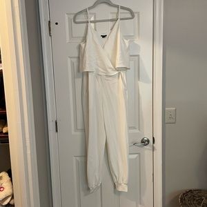 White jumpsuit- perfect for bachelorettes!